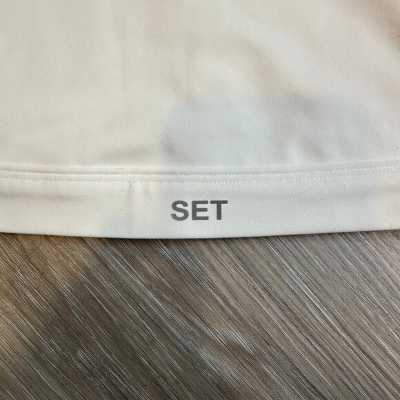 SET ACTIVE LUXFORM IVORY ONE SHOULDER SPORTS BRA - Picture 2 of 3